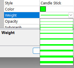 Weight setup