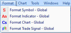 Format symbols